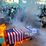 vlagverbrandingen Dood aan : Israel & USA